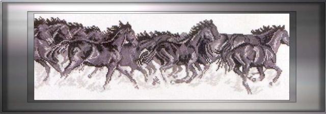 Схемы вышивки «конь лошадь»