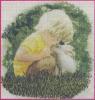 Схема вышивания бисером - Мальчик и кролик