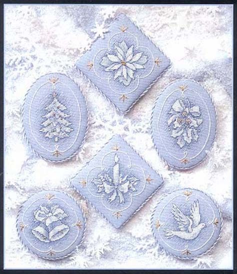 Вышивка крестом - Новогодняя салфетка - 18 Ноября - Бесплатные схемы вышивки крестиком