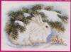 Схема вышивания бисером - Кролик символ года