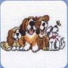 Схема вышивания крестом - Собаки