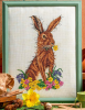 Схема вышивания крестом - Пасхальный кролик