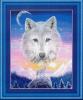 Схема вышивания крестом - Горный волк Mountain Wolf