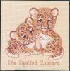 Схема вышивания крестом - Детеныши леопарда