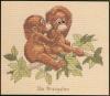 Схема вышивания крестом - Детеныши орангутанга
